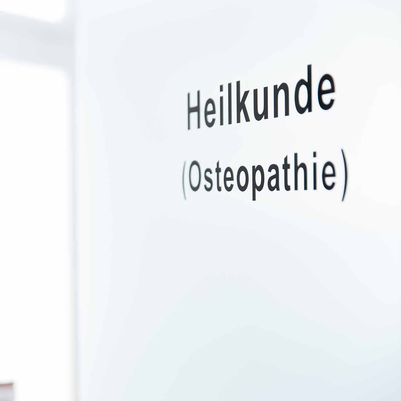 Kostenerstattung Tür Heillkunde Osteopathie